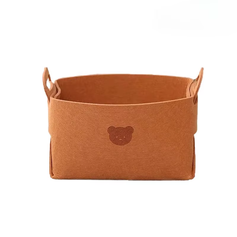 Feutre bureau 8 pièces tiroir boîte de rangement ensemble une pièce moulé organisateur Snack contene