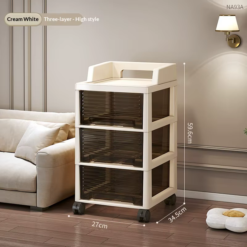 Armoire de rangement à tiroirs roulants mobiles, organisateur de commode de salon, casier de rangeme