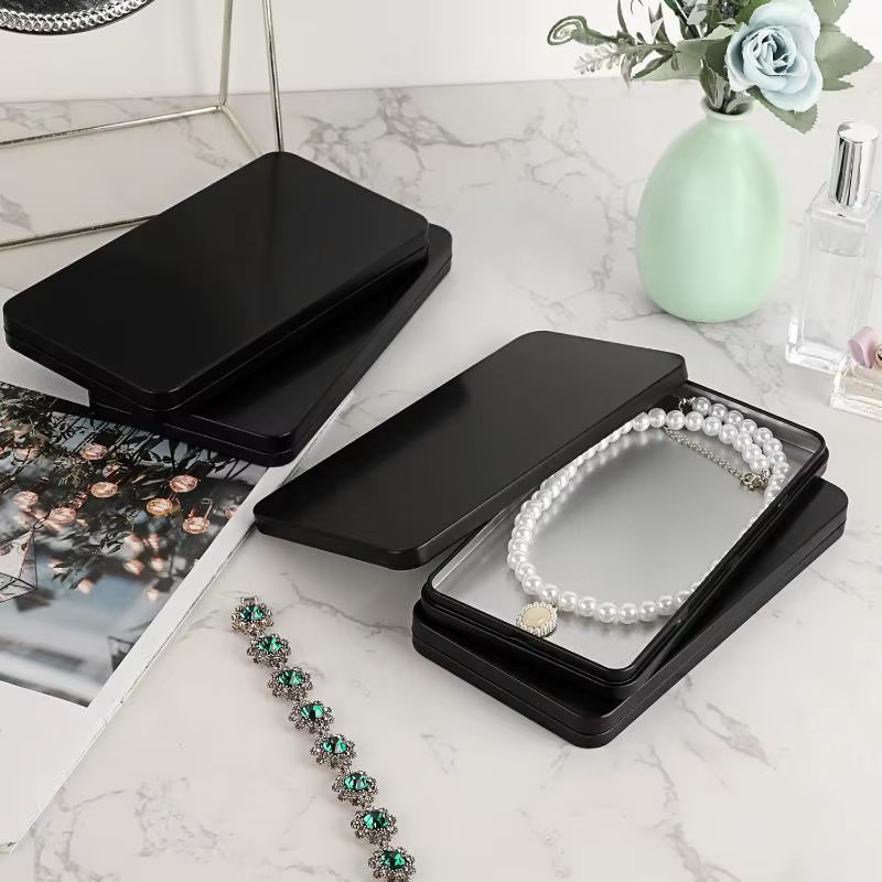 Boîte à monnaie et à billets de haute qualité avec couvercle, surface lisse, fond plat pour organise
