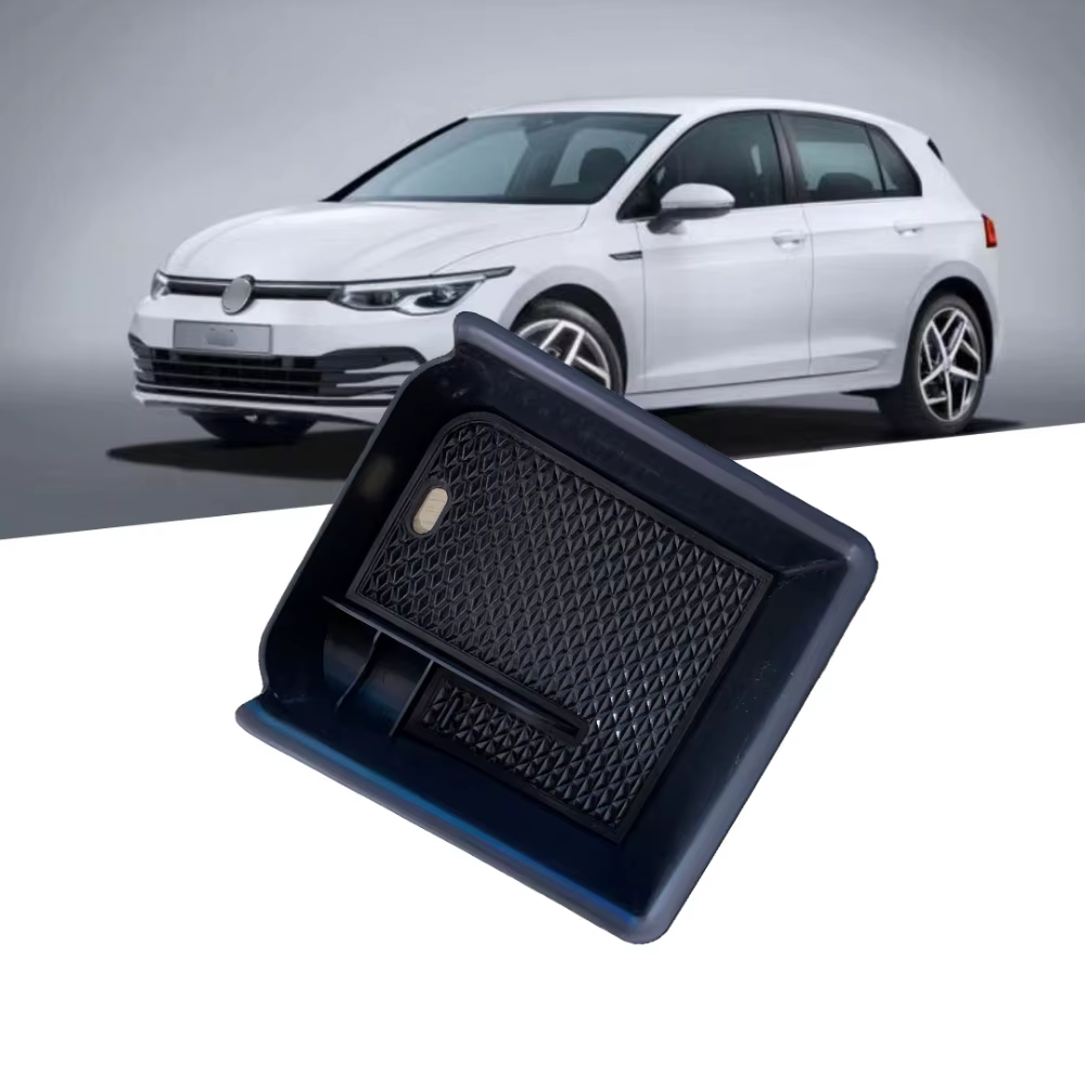 Boîte de rangement d'accoudoir de voiture pour Volkswagen Golf, accessoires intérieurs automatiques,