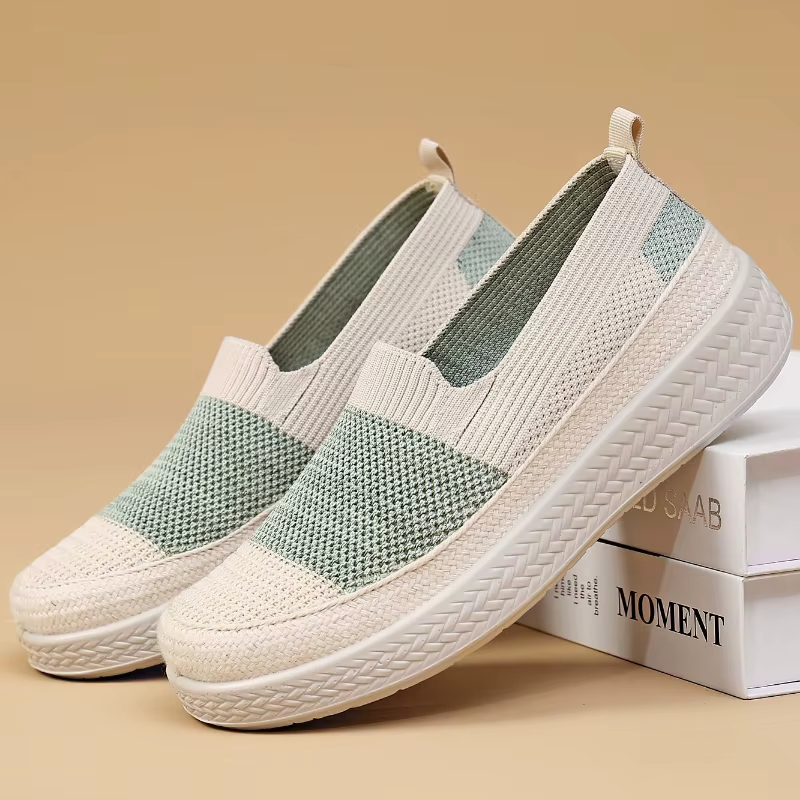 Chaussures simples pour femmes à semelles souples antidérapantes, légères et confortables, adaptées 