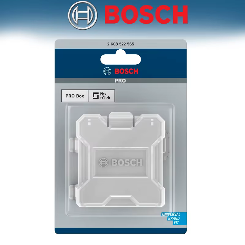 BOSCH 2608522565 PRO Boîte de rangement pour vis et embouts, robuste, durable, petite boîte à outils