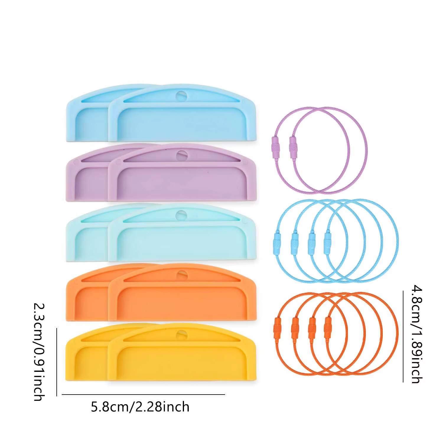 20/10PCS Yoto Porte-cartes avec anneaux de suspension, Organisateur de stockage portable pour cartes