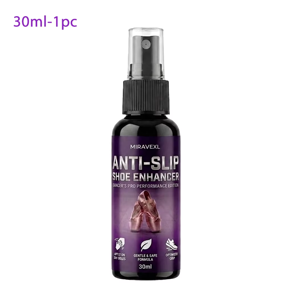 Spray pour chaussures de danse - Améliorateur d'adhérence et antidérapant pour pointes et rubans - T