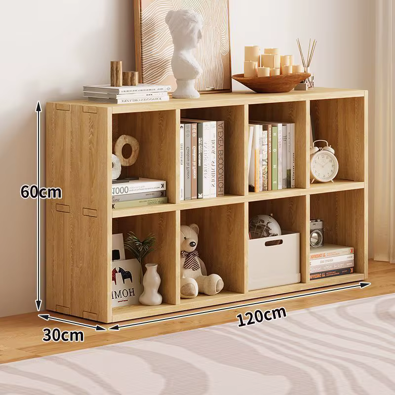 Supports de rangement sur pied en bois massif, support de salon de maternelle non peint, solide, por