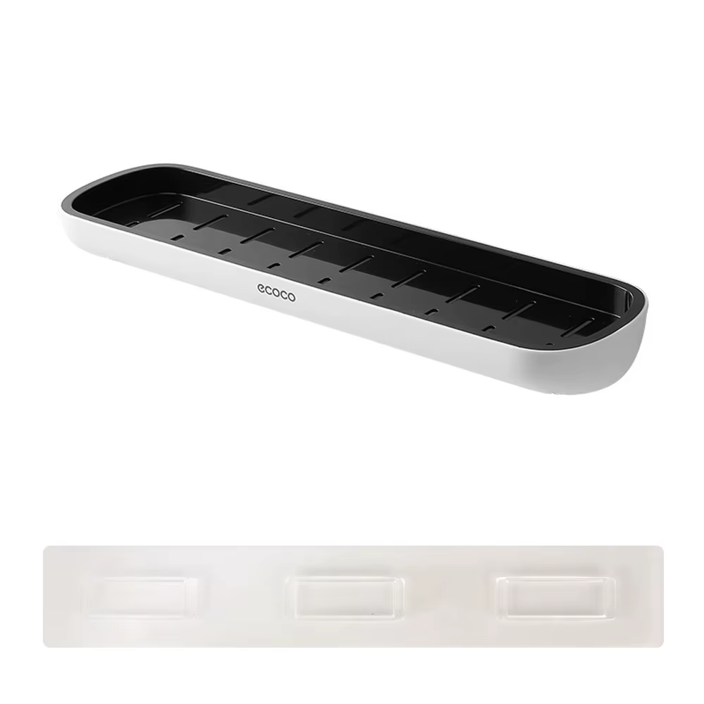 Support de rangement de shampoing, organisateur de rangement de douche avec barre à serviettes, étag