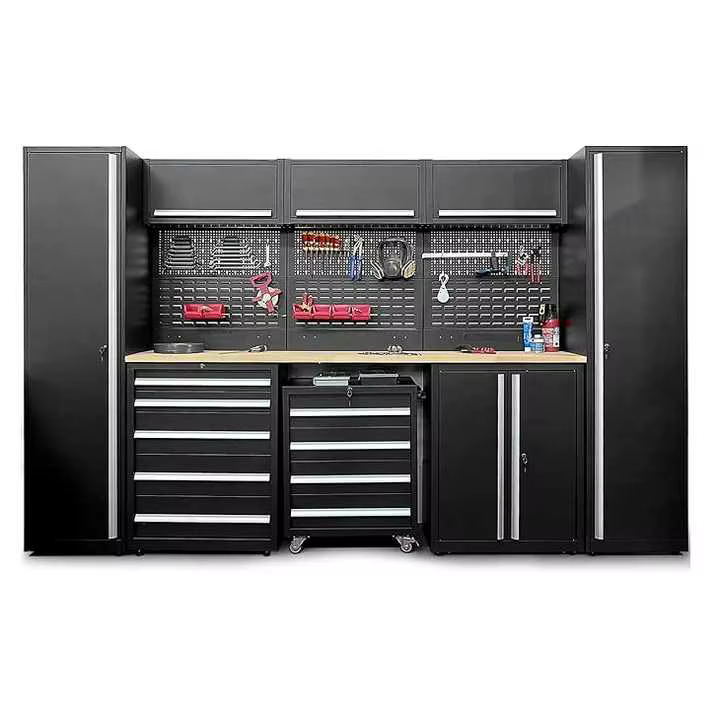 Armoire à outils de garage, armoire à outils de réparation automobile, armoire à outils avec poignée