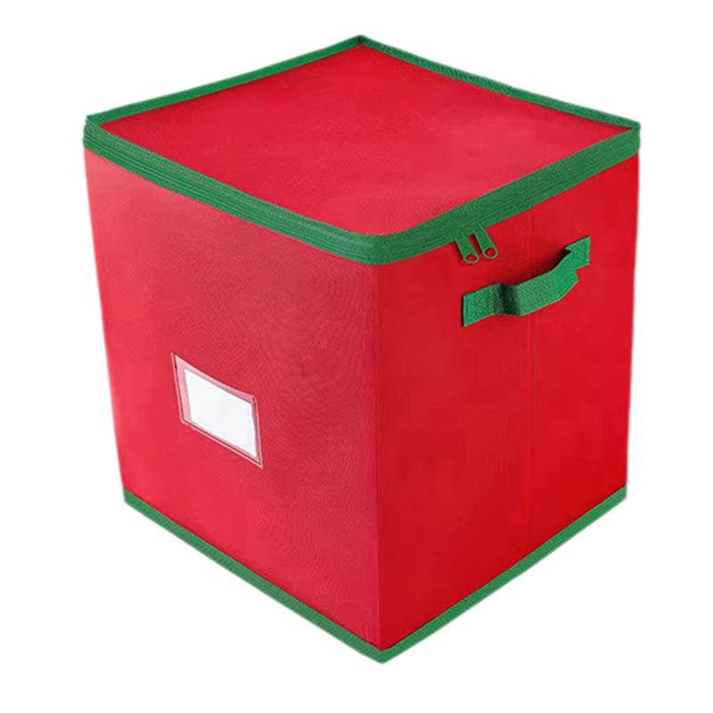 B84B-boîte de rangement de décoration de noël pliable pouvant contenir jusqu'à 64 boules d'ornement 