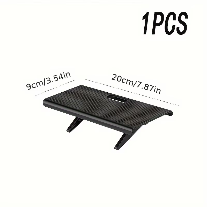 Étagère supérieure réglable pour écran de télévision, moniteur d'ordinateur, support de rangement su