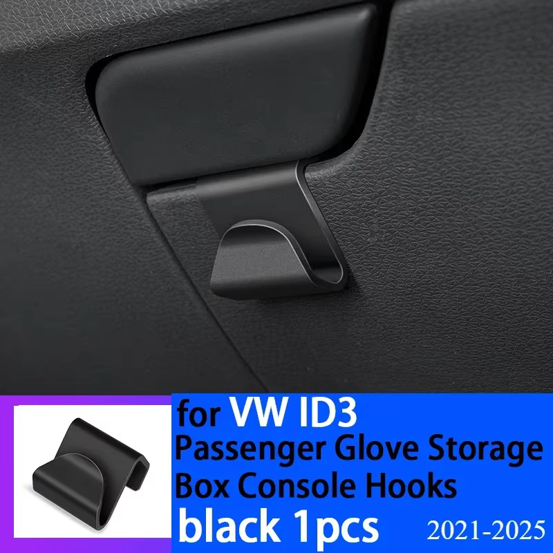 Boîte de rangement pour passager de voiture, crochets de console pour VW ID3, accessoires intérieurs
