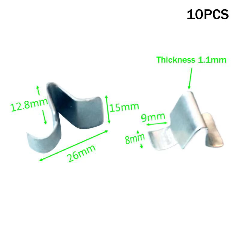 Clips d'étagère d'armoire en métal robuste, 10 pièces, Supports d'étagères durables pour classeurs r