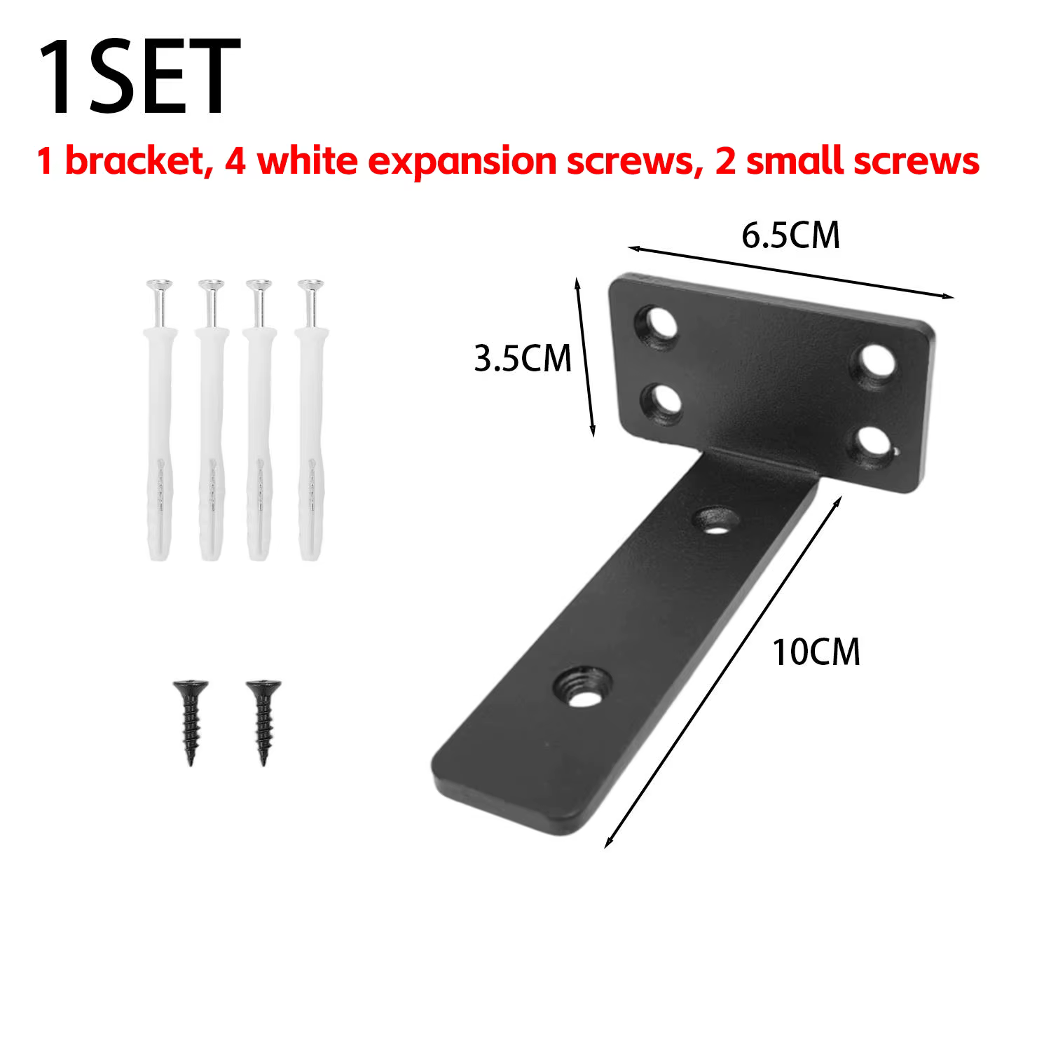 2/1 ensembles de supports d'étagères en forme de L en acier au carbone, robustes, épaissis, supports