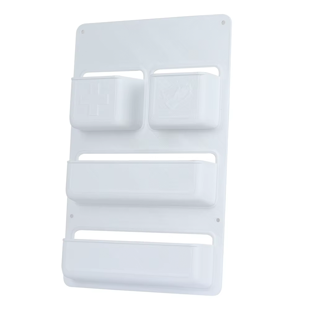 Pochette de rangement pour porte de compartiment de toilettes de camping-car blanc, pour boîtes de r