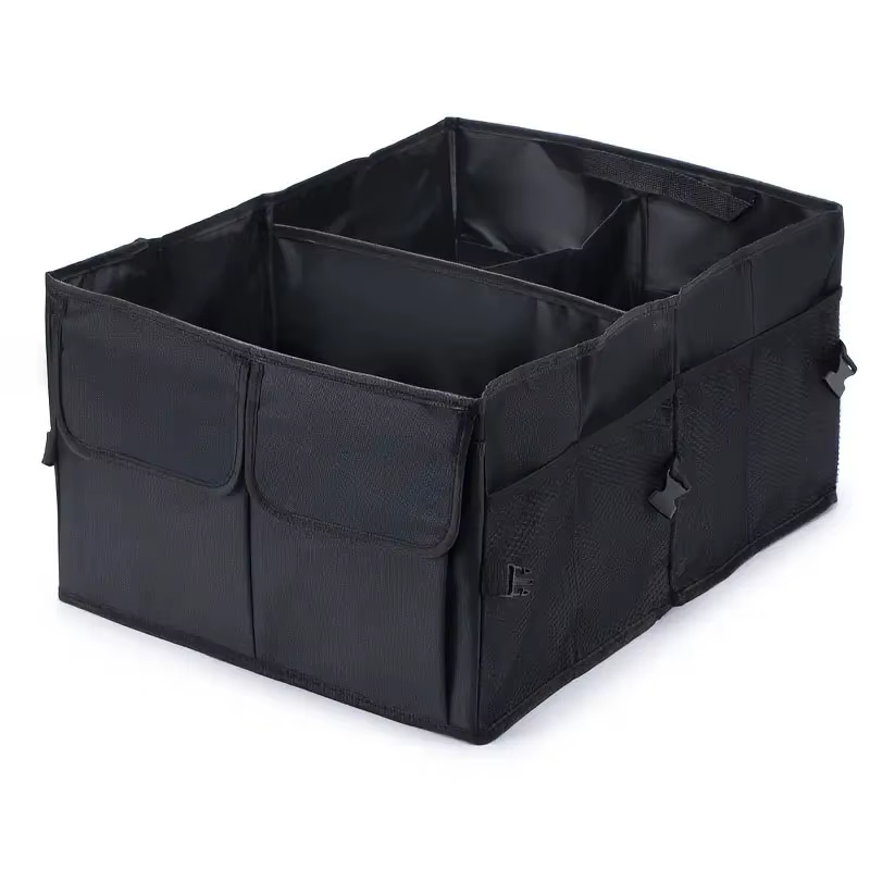 Boîte de rangement de voiture pliable multifonctionnelle, grande boîte de chargement portable pour v
