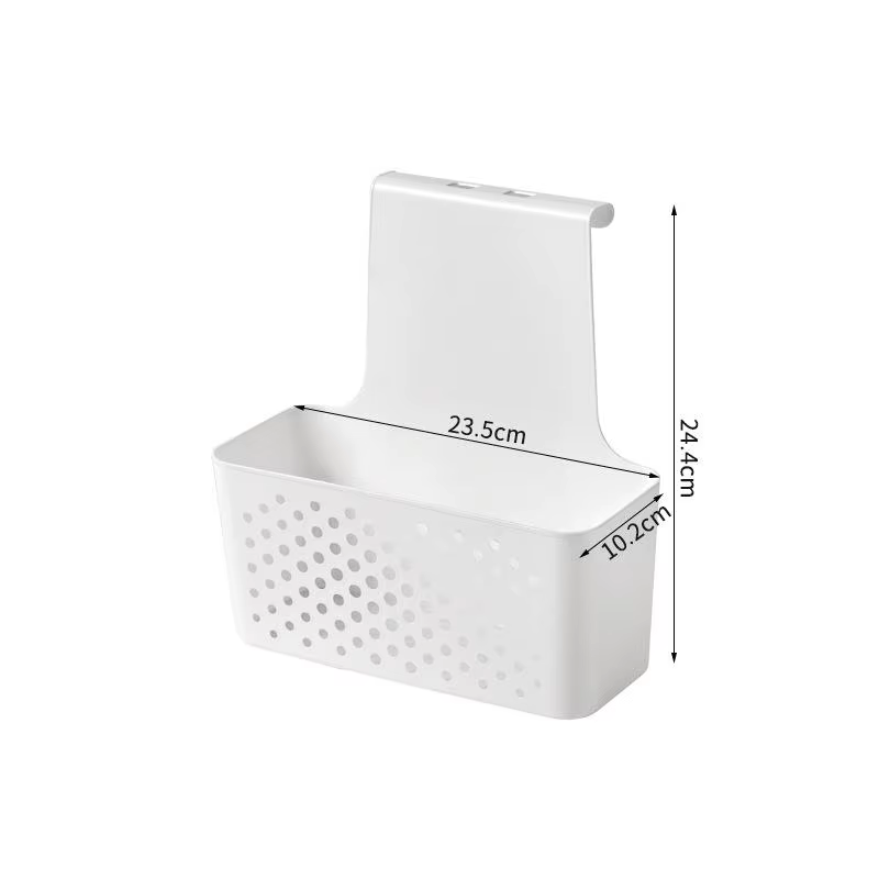 Étagère et boîte de rangement intérieures pour porte d'armoire de cuisine, avec crochet de suspensio