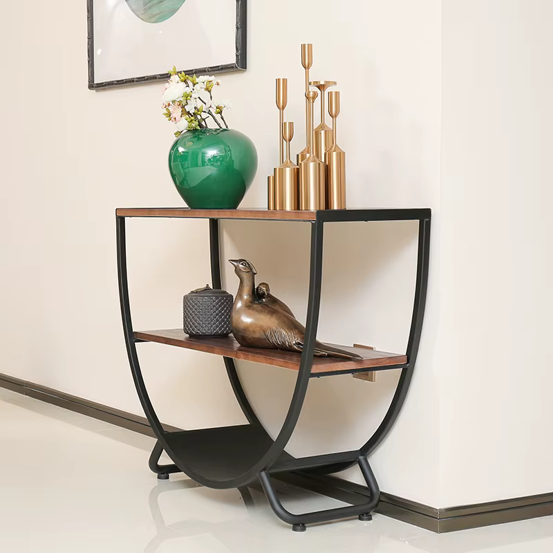 Avec rangement Chic Console Table Vintage esthétique luxe salon Console Table couloir à la mode Cons