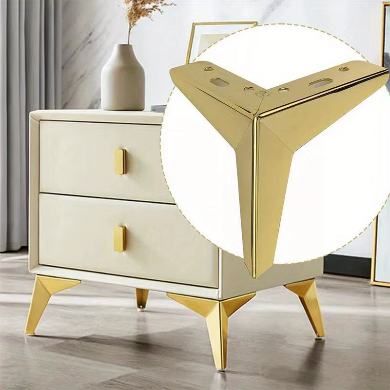 4 pièces épaissi losange meubles jambes trépied lumière matériel de luxe pieds de Table meubles jamb