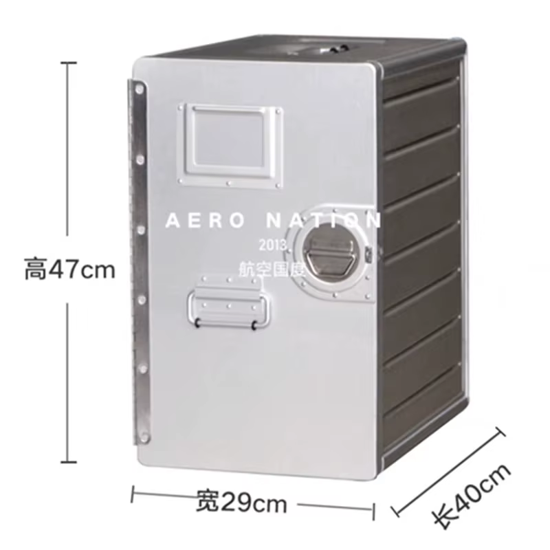 Boîte en aluminium d'aviation JayCreer avec 3 tiroirs