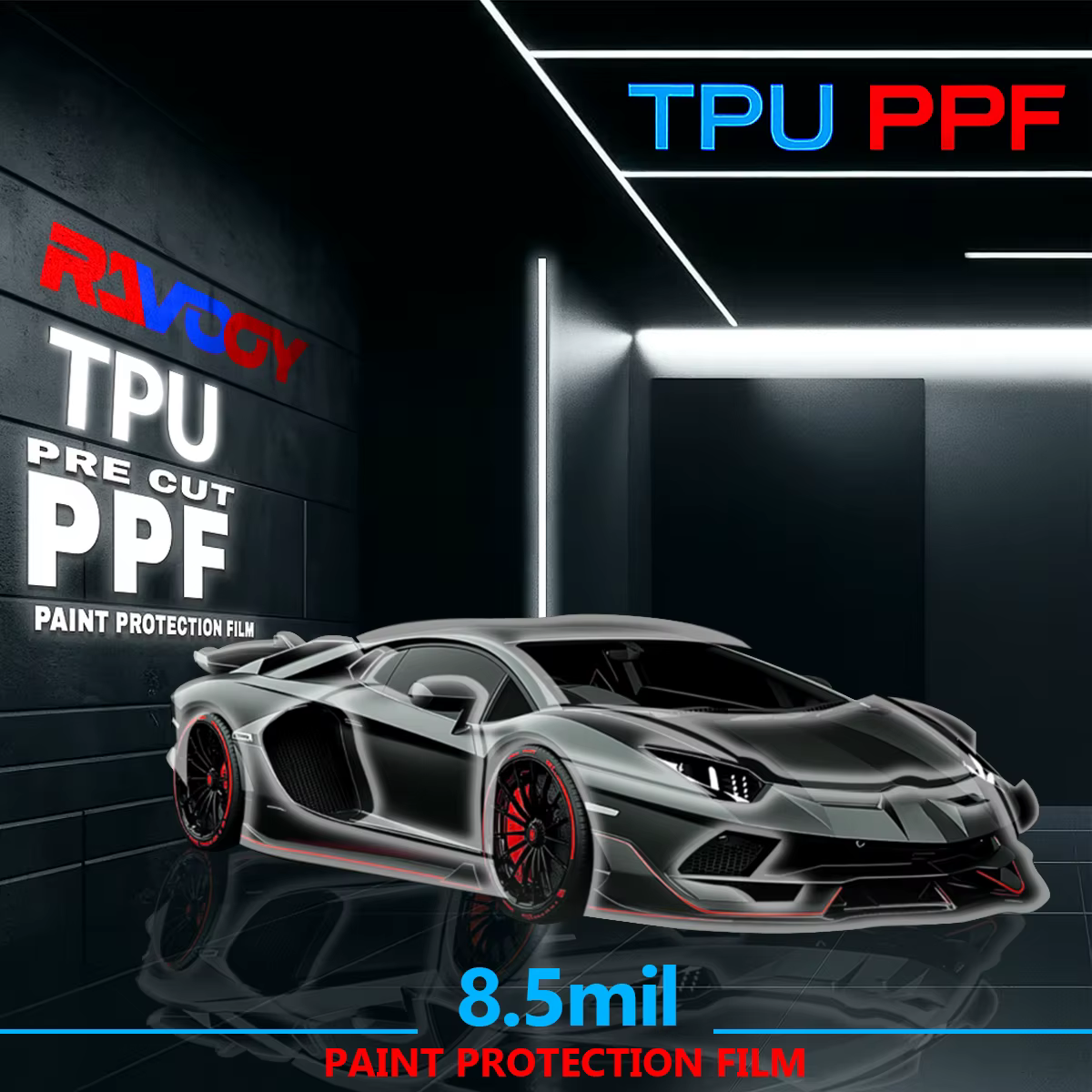 Pour Land Rover Range Rover L Base 2022-2026, kit de protection de peinture PPF avant pré-découpé no