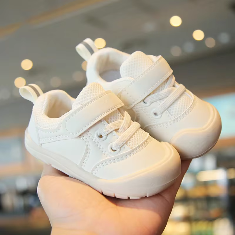 Chaussures de marche pour bébé garçon semelles souples anti-dérapant chaussures de sport décontracté