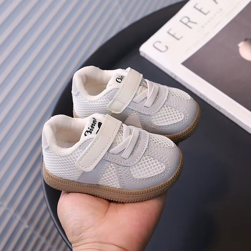 Chaussures de sport pour filles, chaussures de sport à semelles souples, en maille, antidérapantes, 