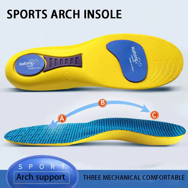 Semelles intérieures de Sport pour chaussures, Absorption des chocs, déodorant, coussin respirant, s