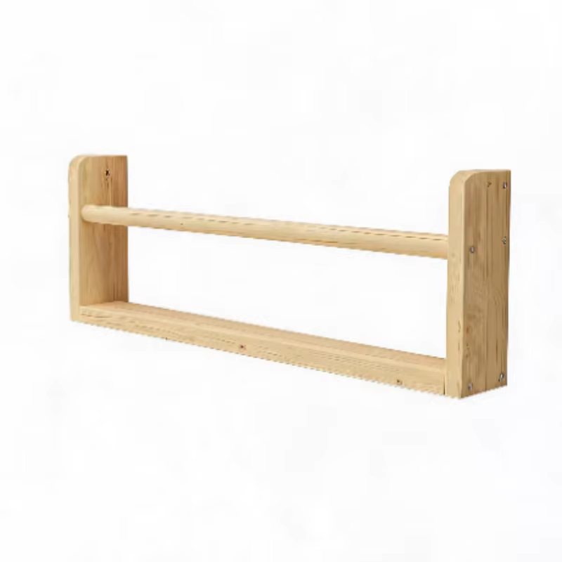 Étagère murale flottante en bois pour enfants, bibliothèque décorative, organisateur pour la maison,