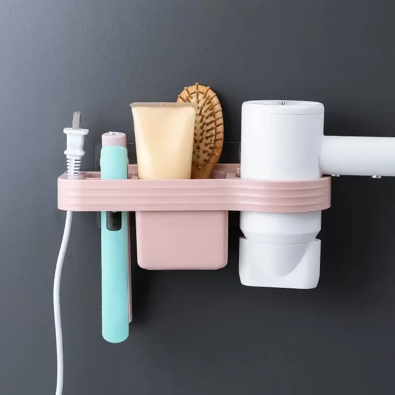 HOShelf-Support mural pour sèche-cheveux, sans propositions, étagère de rangement domestique, suppor