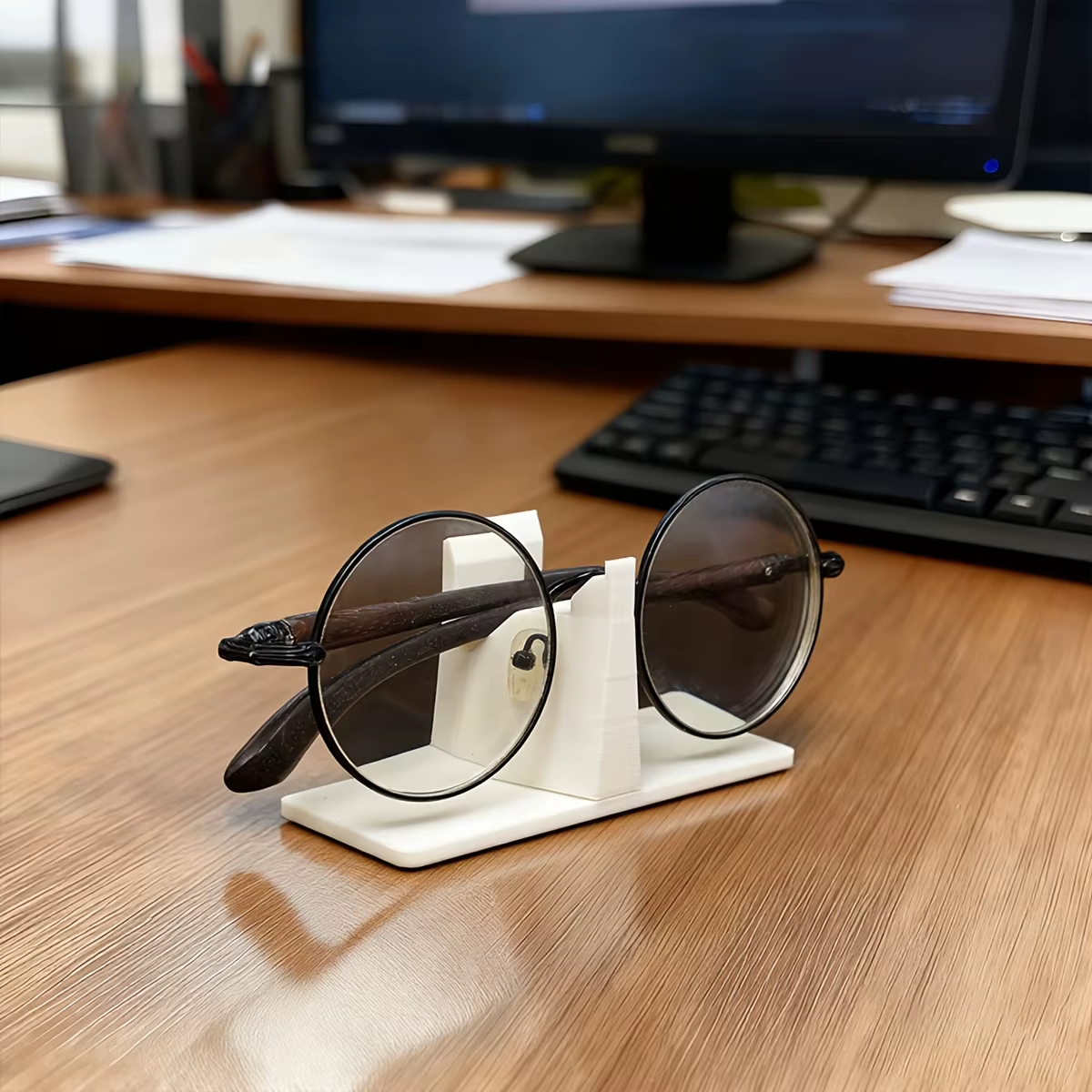 Organisateur de lunettes de bureau, stable et ne se balade pas facilement, adapté aux chambres, aux 