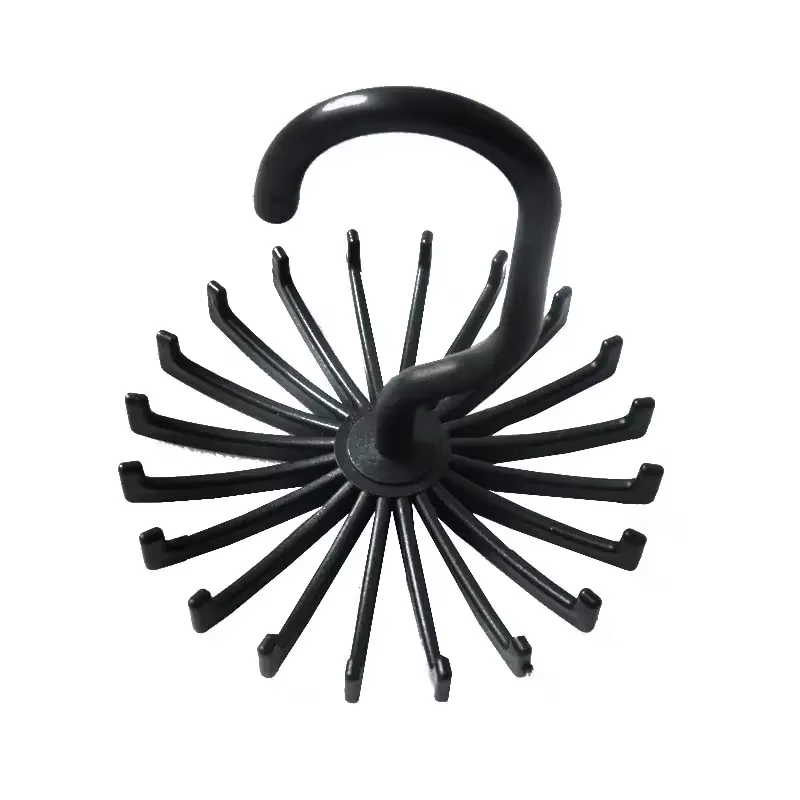 Porte-cravate rotatif à 360 degrés, organisateur d'écharpe, cintre d'écharpe en soie, support de ran