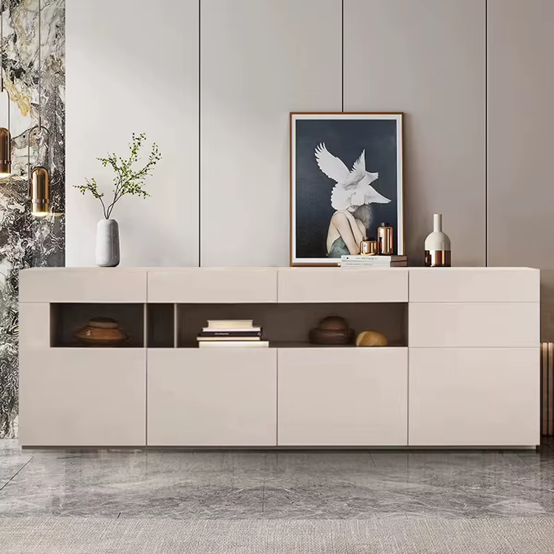 Organisateur artisanal armoires De Salon nordique debout armoire De luxe polyvalente grand bureau Mu
