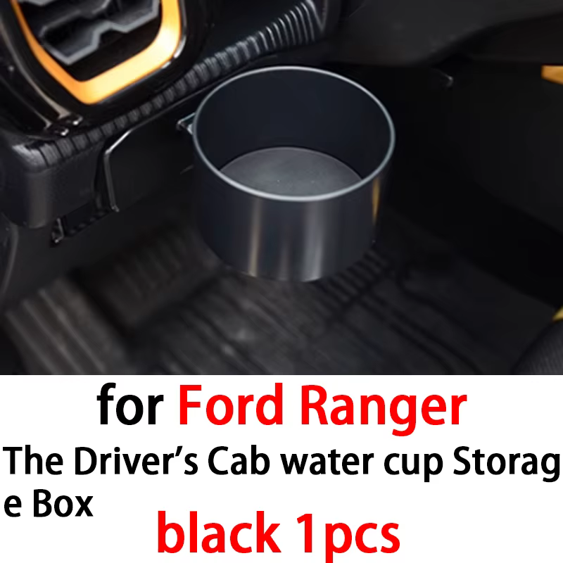Boîte de rangement de voiture, boîte de rangement de tasse d'eau de cabine du conducteur pour access