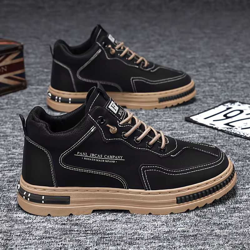 Chaussures de travail classiques pour hommes, confortables, antidérapantes, à lacets, chaussures de 