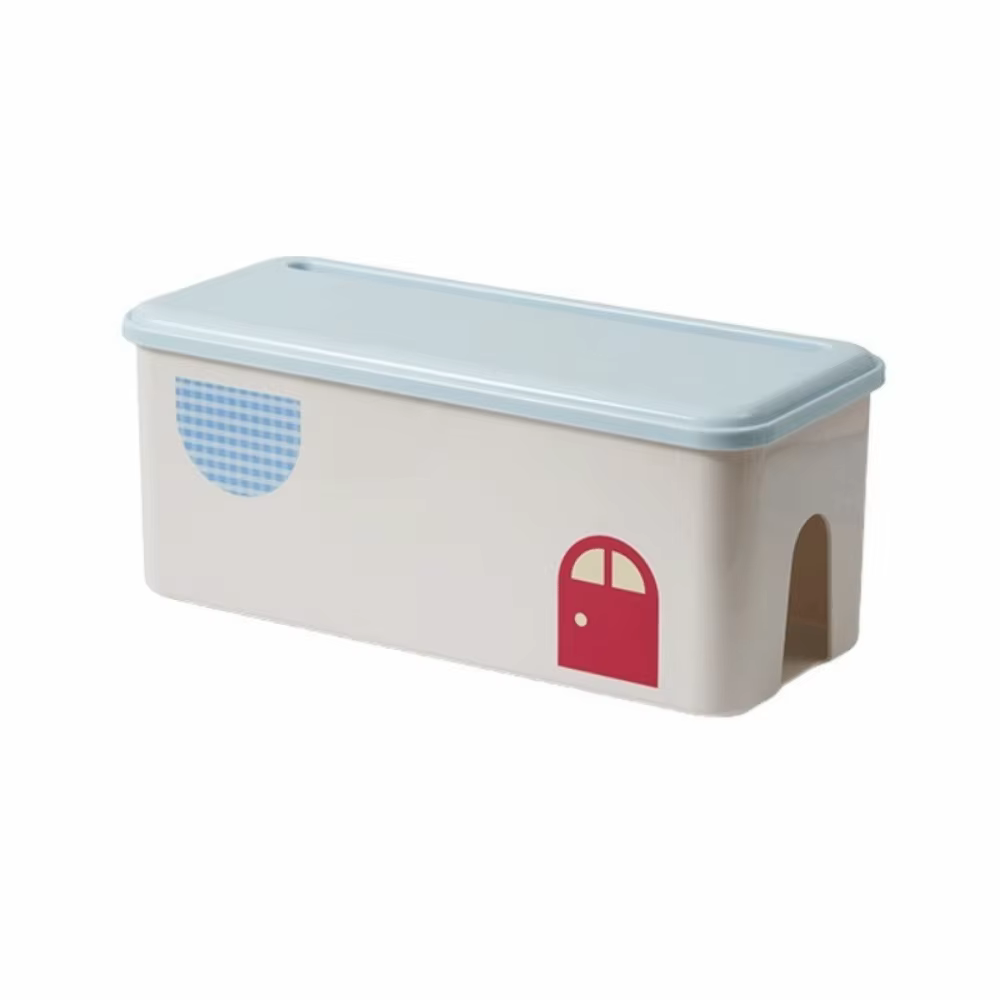 Boîte de rangement pour câbles de données en plastique, grande capacité, étanche, boîte de rangement