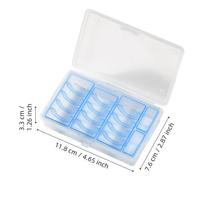 Boîte de rangement de pièces de monnaie multifonctionnelle, 1 pièce, avec étui intérieur bleu ou gri