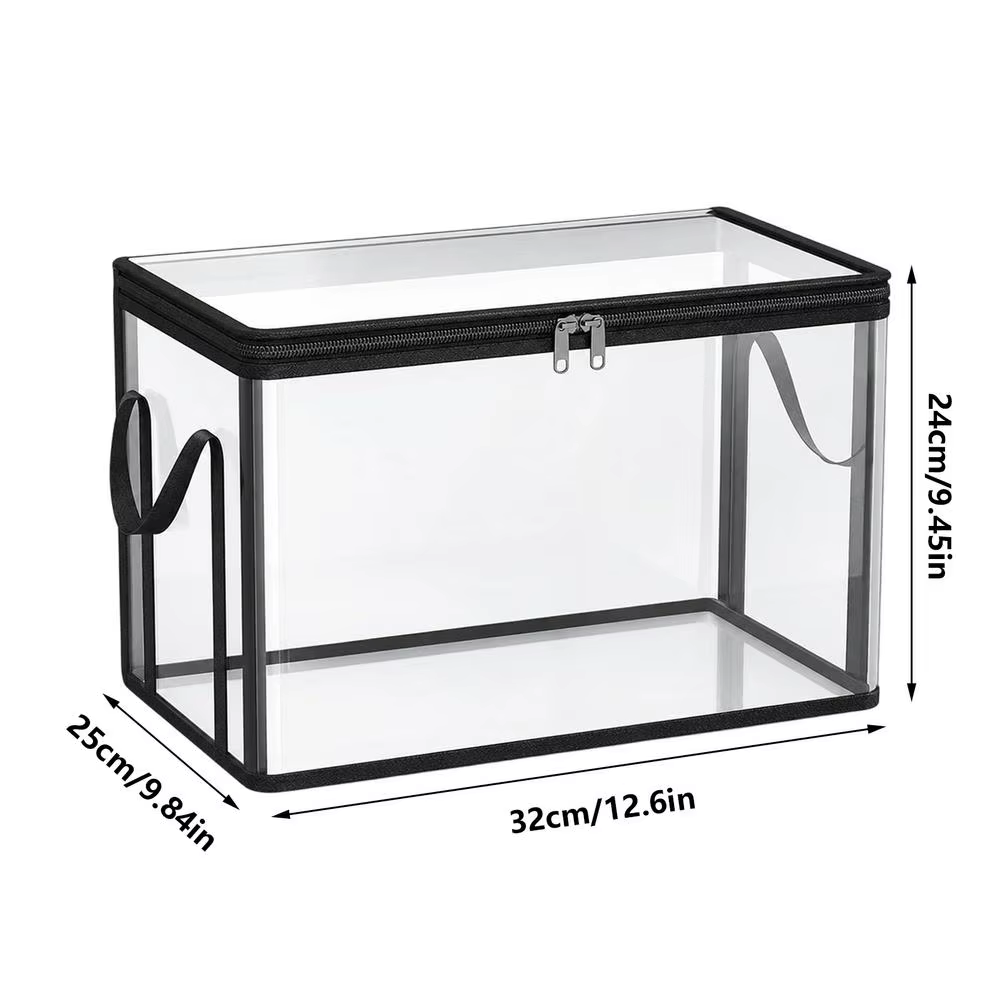 Bacs de rangement pour salle de classe grande capacité avec poignées et couvercles, boîtes de rangem