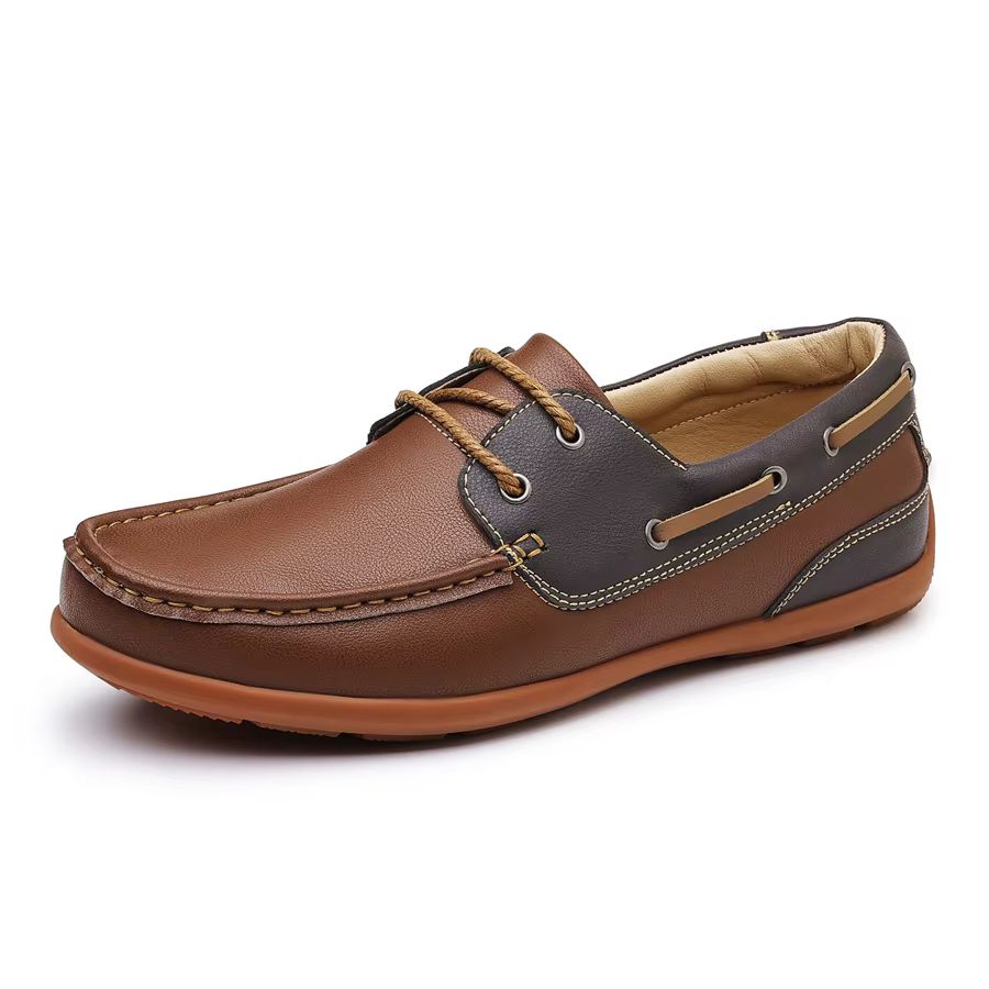 Mocassins pour hommes de style britannique, chaussures décontractées à la mode, confortables, à enfi