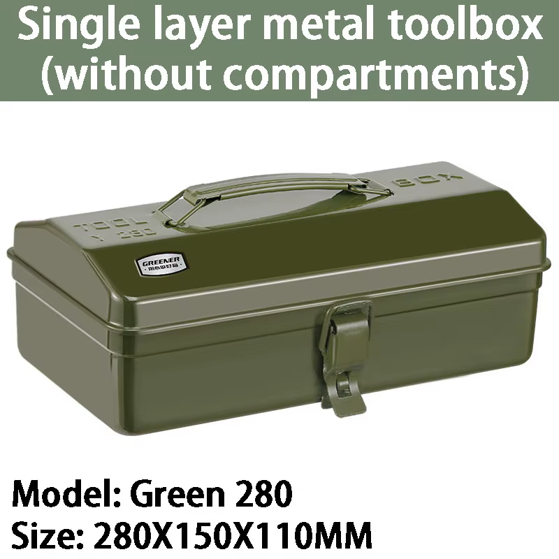 Boîte de rangement pour outils en fer, outils conseillers multifonctionnels, boîtes d'emballage pour