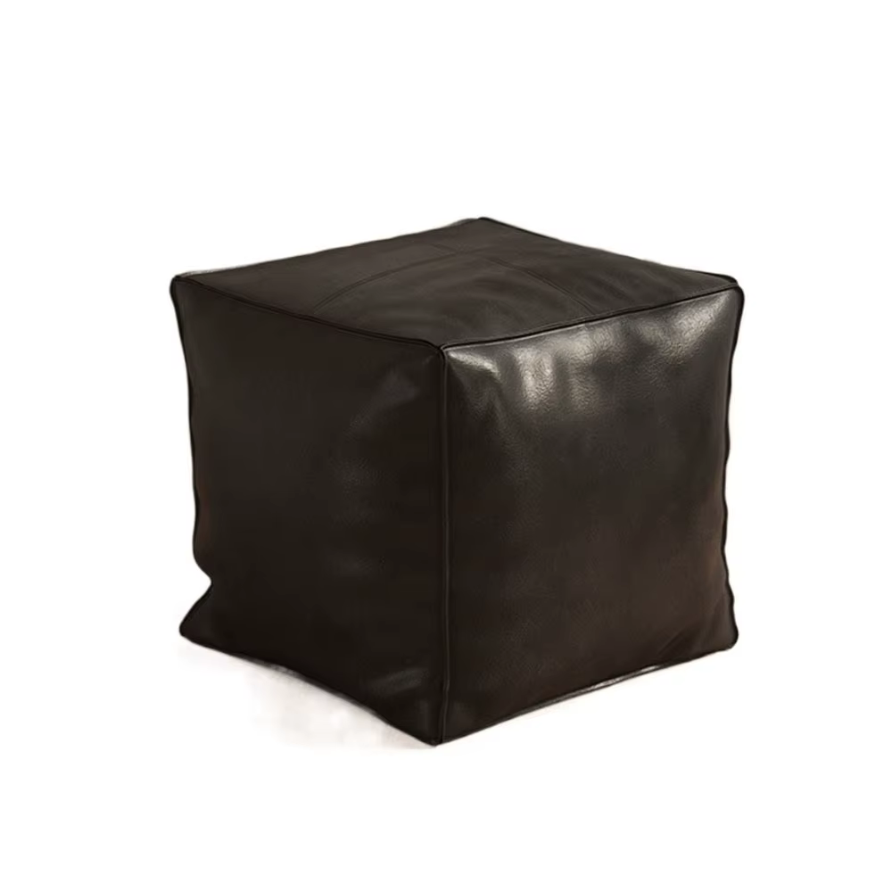 Pouf marocain antidérapant, grande capacité, sans rembourrage, housse de coussin épaisse, empilable,