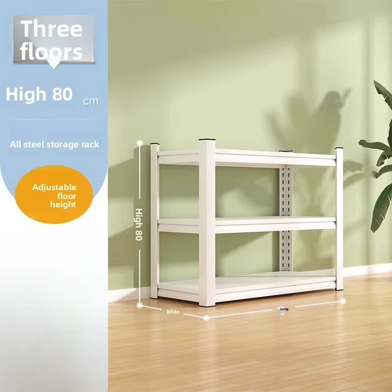 Étagère de rangement multi-niveaux en acier, unité de rangement autoportante, durable, pour intérieu