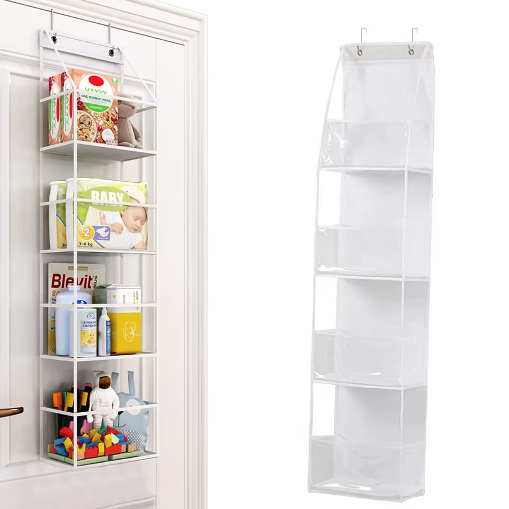 Sac suspendu en tissu multifonctionnel pour derrière la porte, sac de rangement multicouche, organis