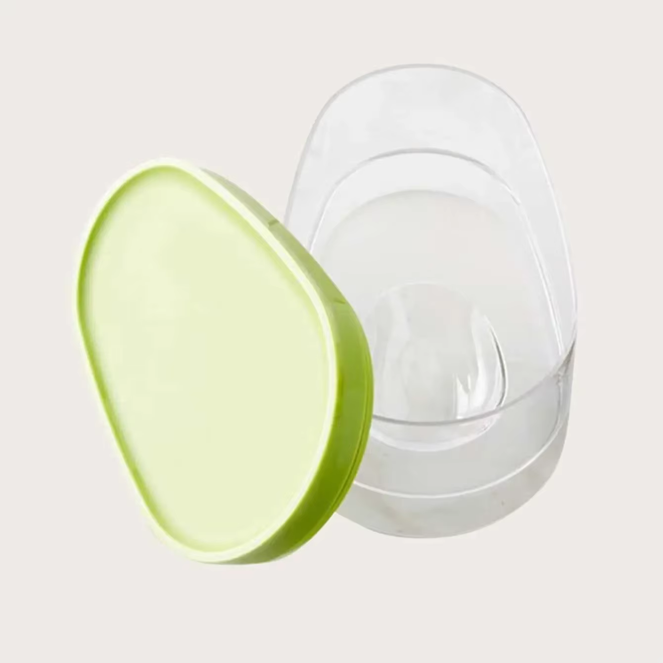 Boîte de stockage des aliments en forme d'avocat, 1 pièce, gain de place, récipient de fruits en pla