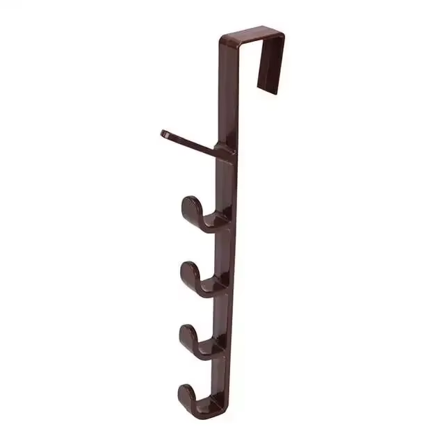 Porte-manteau et support de rangement à suspendre derrière la porte pour armoire, placard et dortoir
