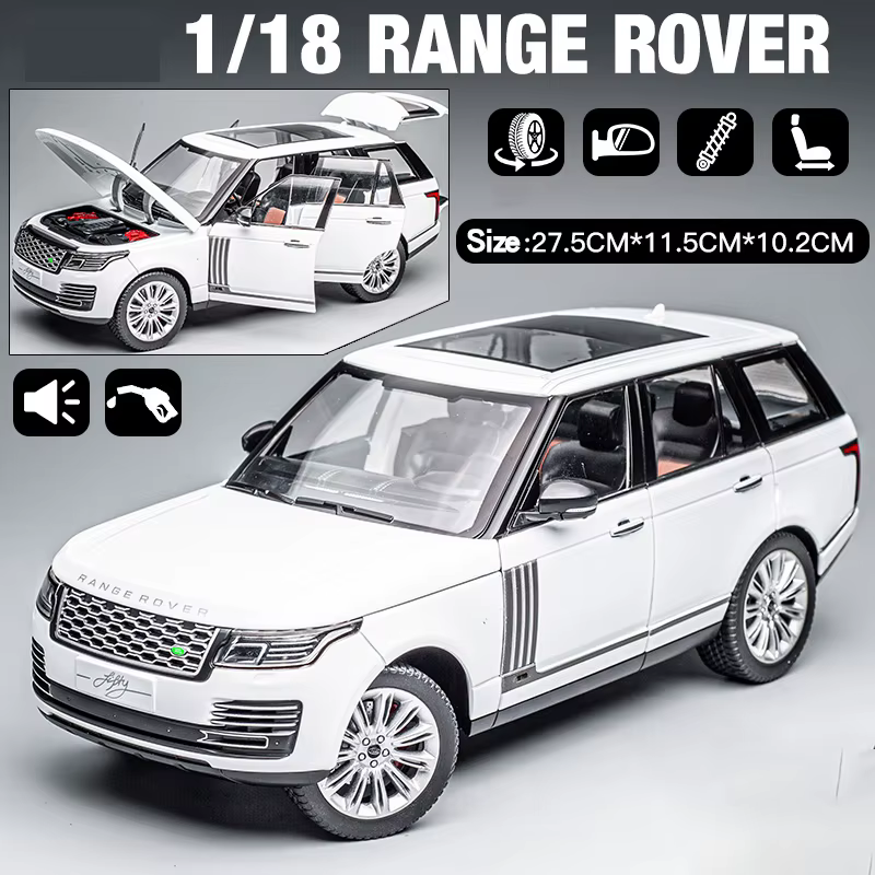 Grande 1:18 Échelle Land Rover Defender 110 Range Rover SV2022 Hors Route SUV Alliage En Métal moulé