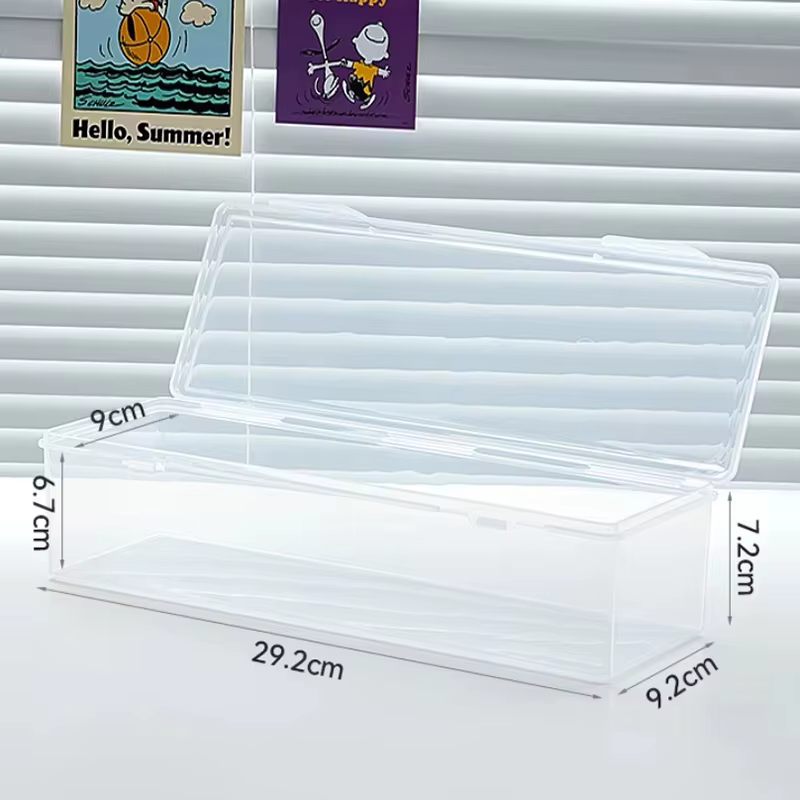 Boîte de rangement en plastique transparente, capable de contenir 550 + cartes de jeu, utilisée pour