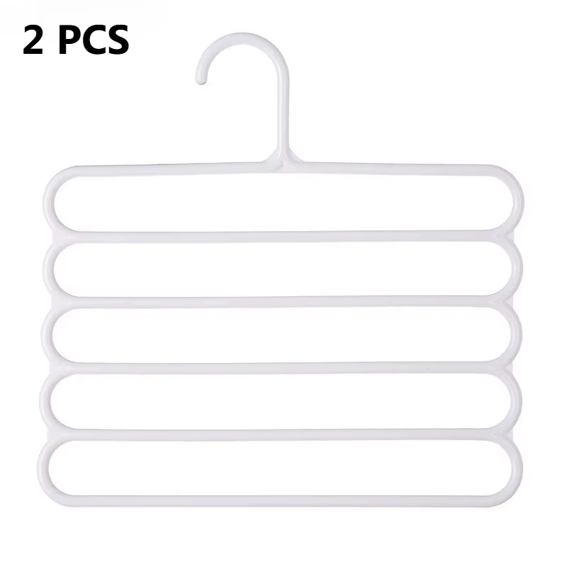 2/4 pièces porte-pantalons multifonctionnel ménage gain de place multicouche pantalon cintre pantalo
