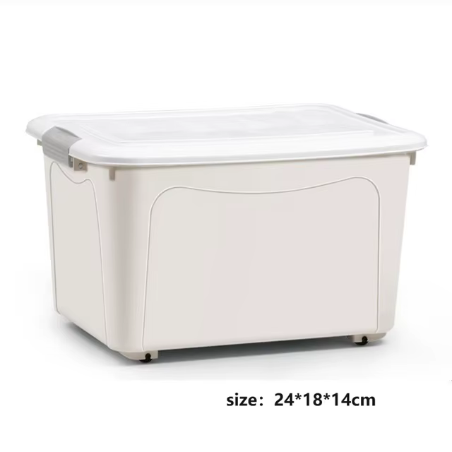 Grande boîte de rangement en plastique, boîtes de rangement de grande capacité, peuvent être utilisé