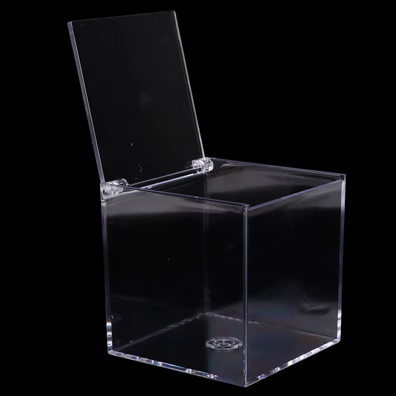 Boîte de rangement pour capsules de café en acrylique, étui transparent anti-poussière avec couvercl