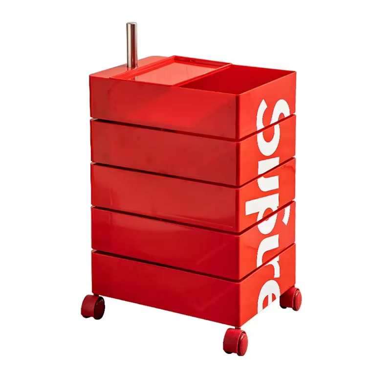 Table de chevet rotative amovible à 360 degrés, armoire de rangement pour bureau, tiroir multicouche