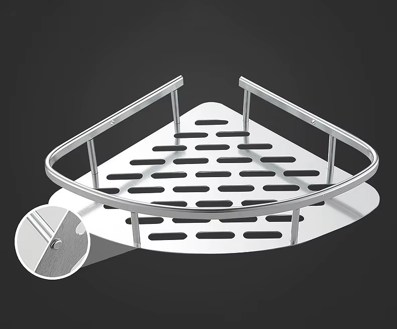 Étagères de salle de bain sans perçage, étagère d'angle, support de rangement pour douche, organisat